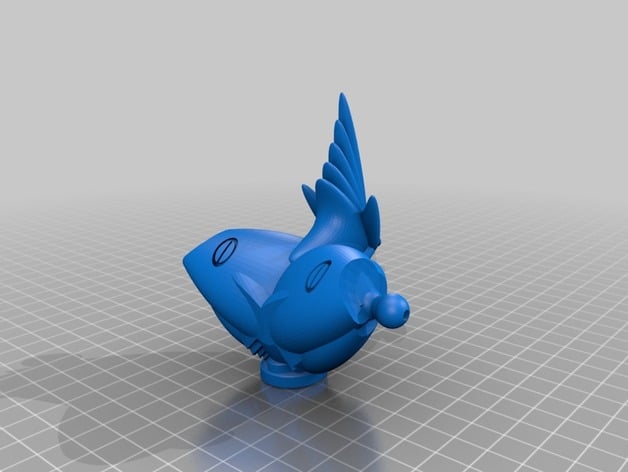 smooth blade robot. 3d model