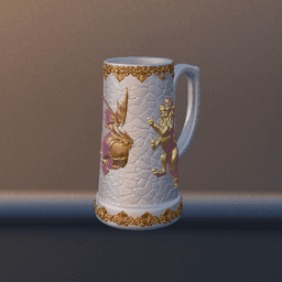 Dragon & Lion Mug 3d model