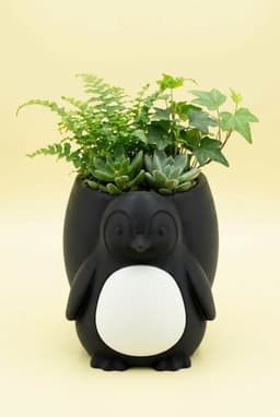 Penguin Planter – 3D Printable Cute Animal Plant Pot and Home Decor 3d model