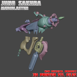 Sakura Juno MediBlaster Pistol Overwatch 3d model