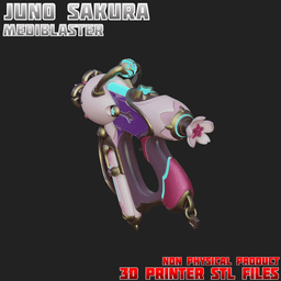 Sakura Juno MediBlaster Pistol Overwatch 3d model