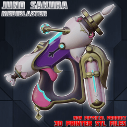 Sakura Juno MediBlaster Pistol Overwatch 3d model
