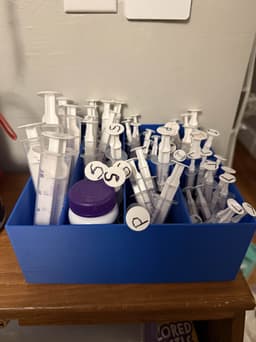 GTUBE Medication & Syringe Organizer 3d model
