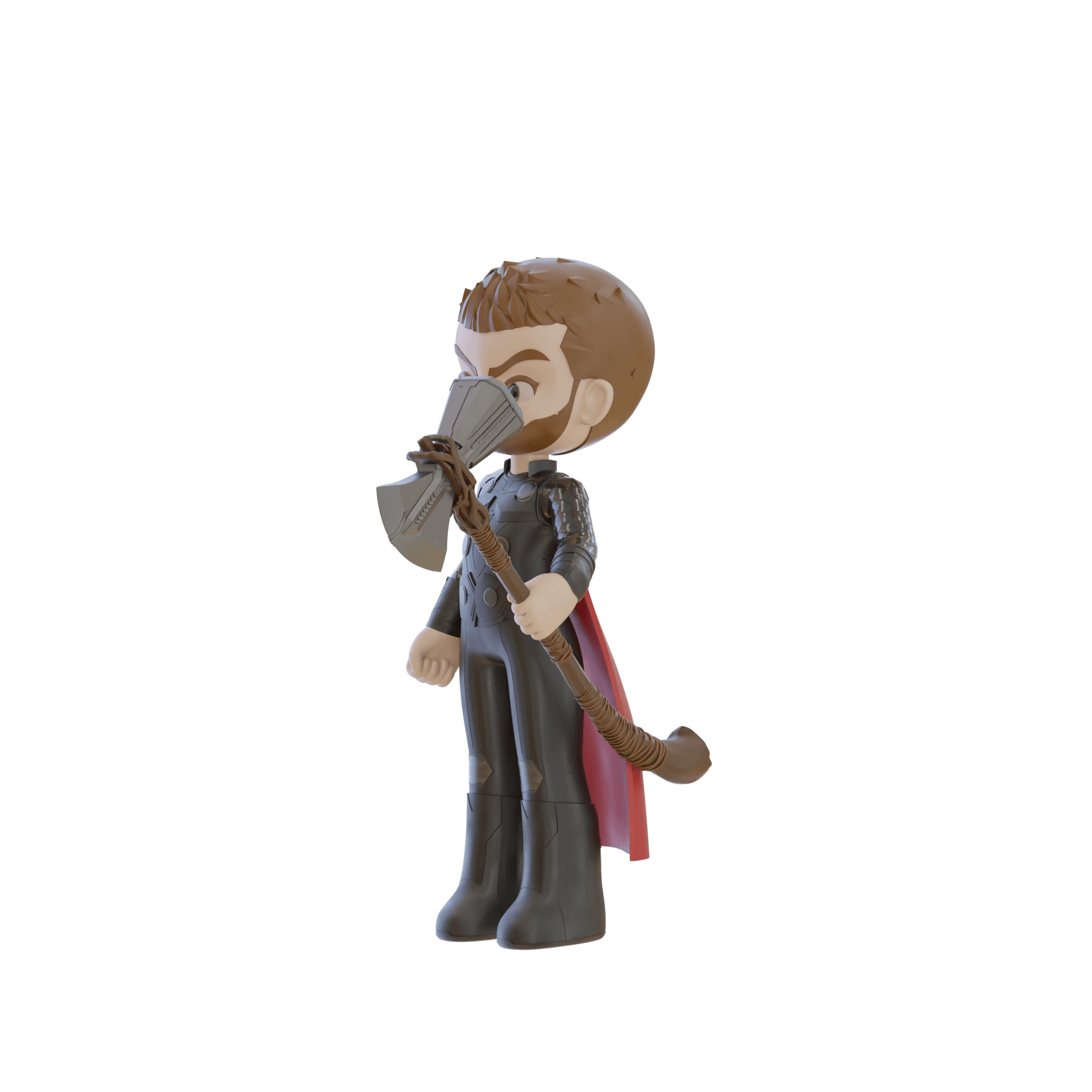 Cute Avengers Thor Infinity Figure 3d model