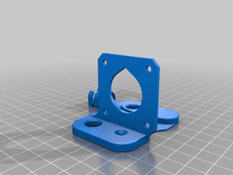 BMG Wind Ender 3 Stiff Mount 3d model