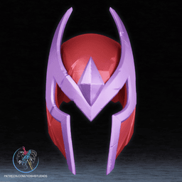 Magneto Classic Rivals Helmet 3D Printer STL File 3d model