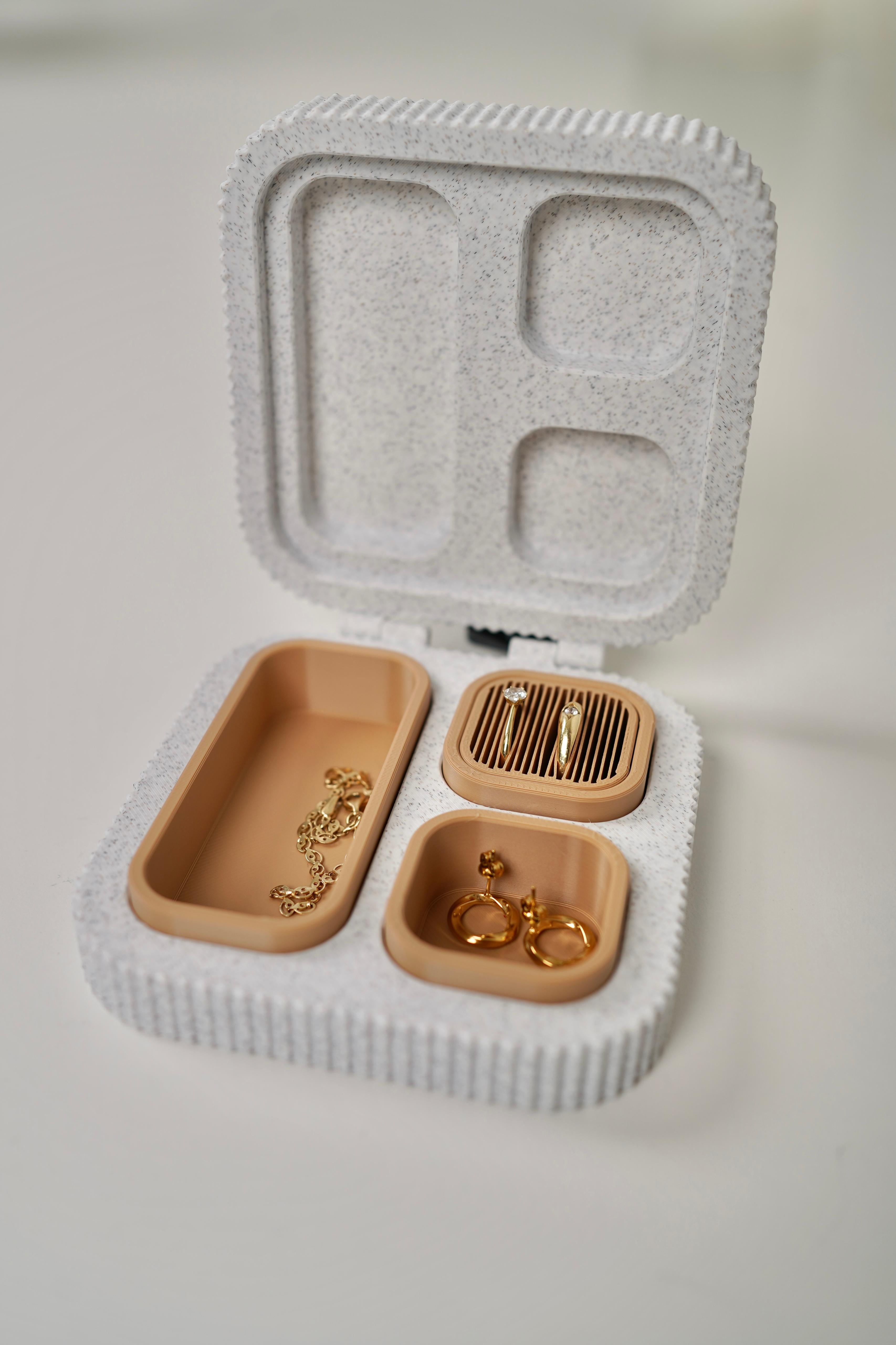 JEWTRA - Jewelry Travel Compact Box I Ring box 3d model