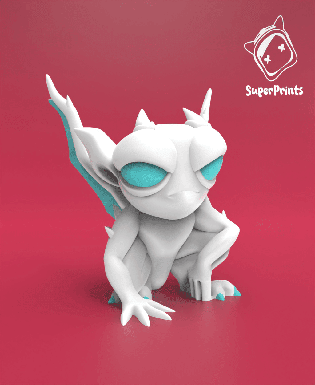 Mephit - Easy Multicolor FDM RPG Minis (No supports) 3d model