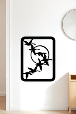 Stork Wall Art, Wall Decor, Home Decor 3d model