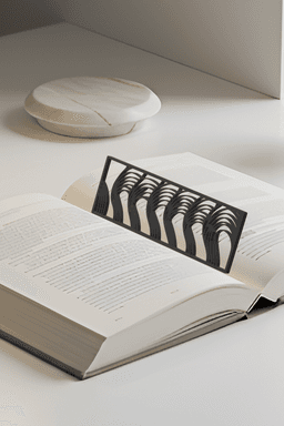 Bookmark, Gift Idea 3d model