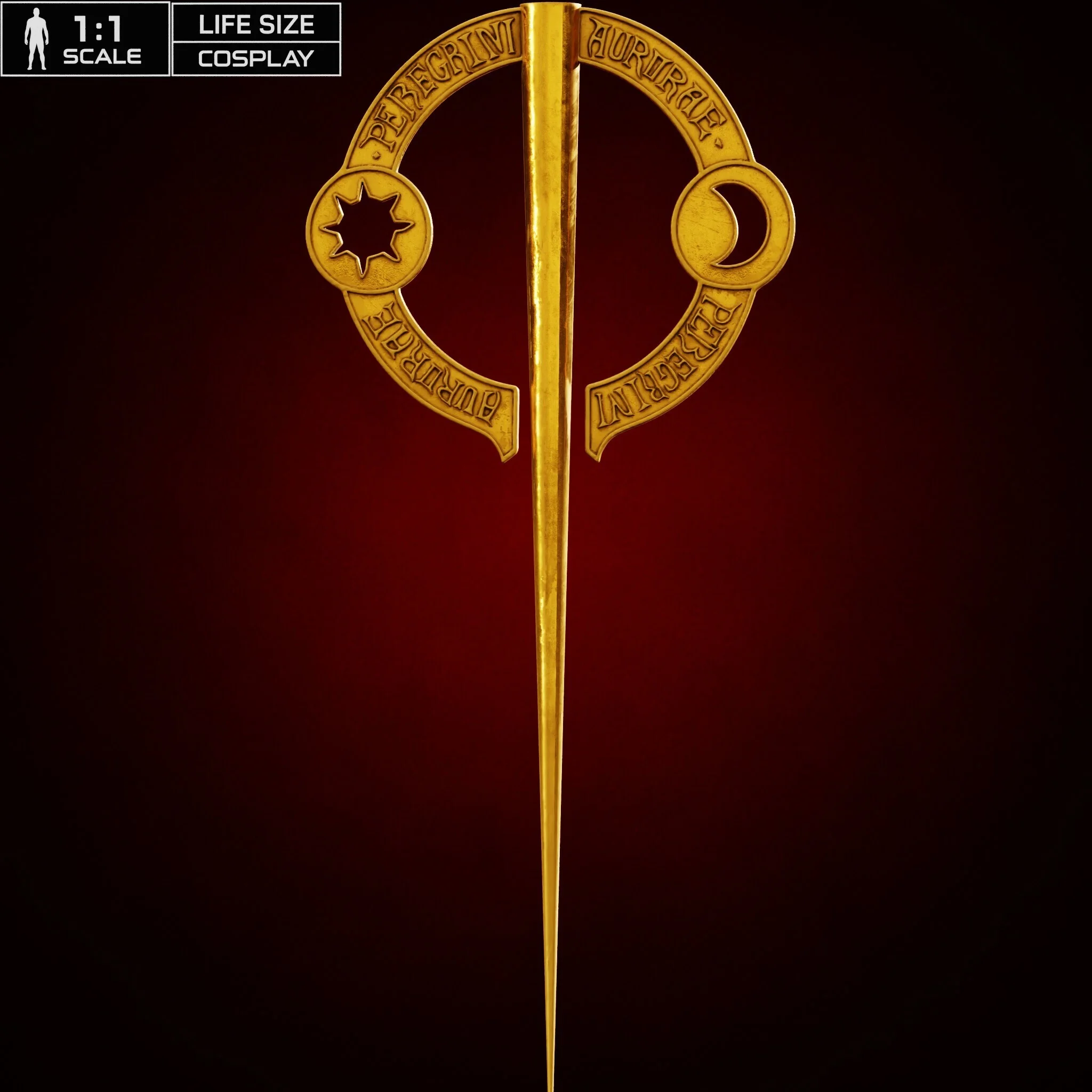 THE BLOOD OF DAWNWALKER EMBLEM PIN 1:1 Fan Art STL 3d model