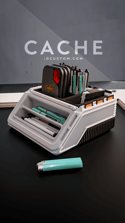 CACHE | Modern Modular Desk Organizer by iRcustom 3d model