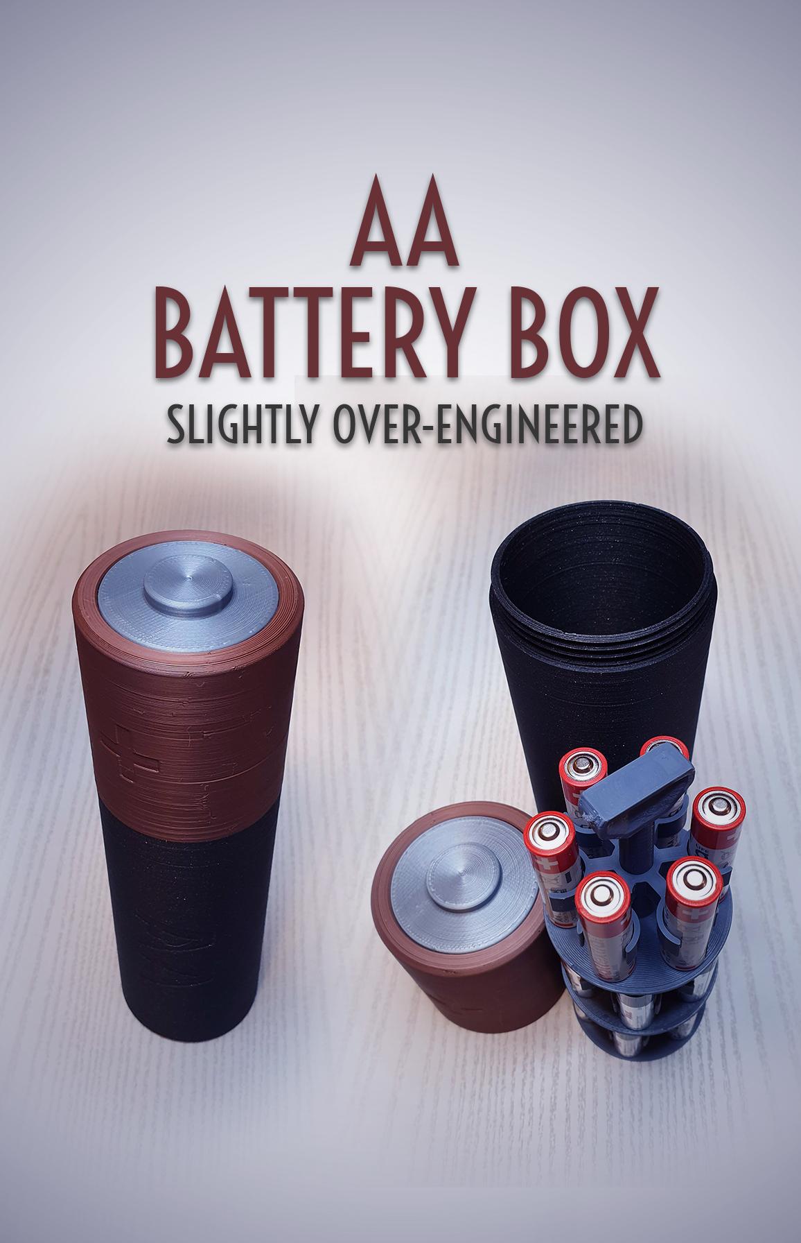 AA Battery Box 3d model