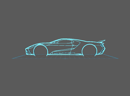 Ford - GT Wall Art 3d model
