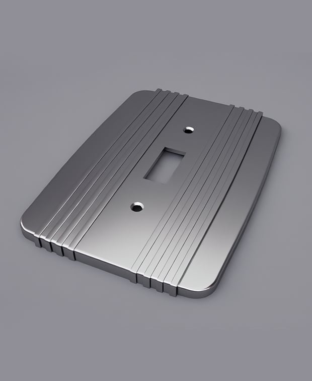 Art Deco Light Switch Plate_02 3d model
