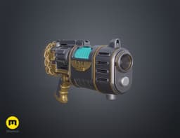 Plasma pistol - Ophelian Liberation 3d model