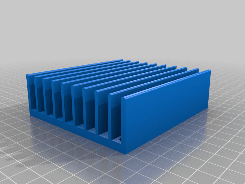Auber D4825 SSR 25A External Heat Sink HS25ET 3d model