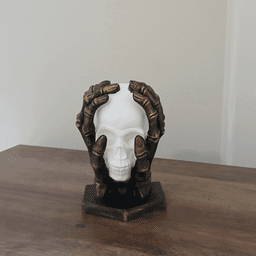 Gothic Skull Lamp 3d model