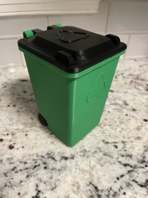 Trash Can Cup 3d model