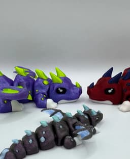 Tuffwing Dragon - Print in Place 3d model