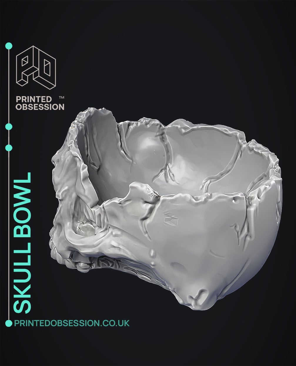 Skull Bowl - Halloween Decoration 3d model