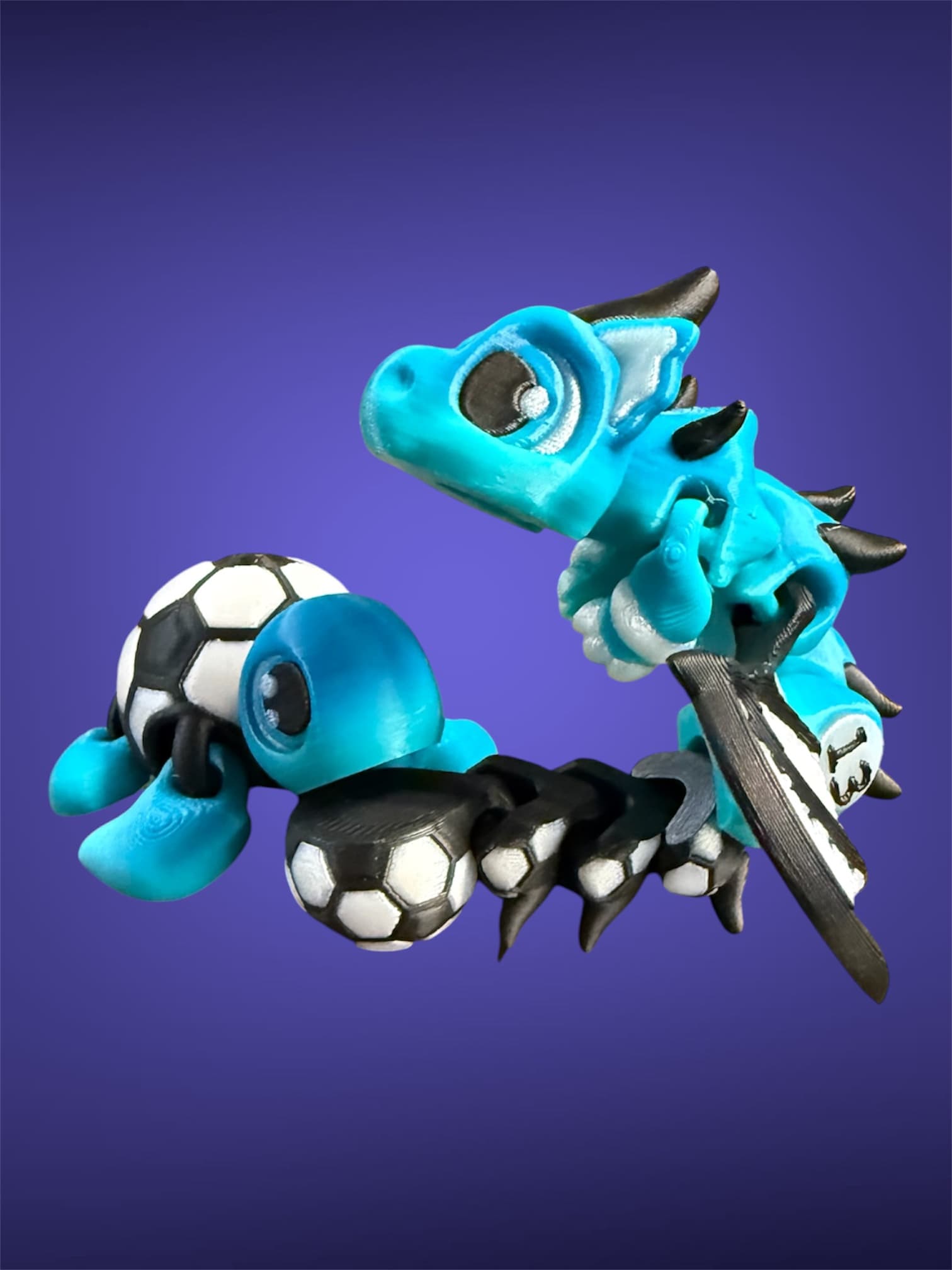 Soccer Friends - Dragon and Turtle 3d model