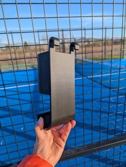 Bottle and Towel Holder – Padel & Tennis 3d model
