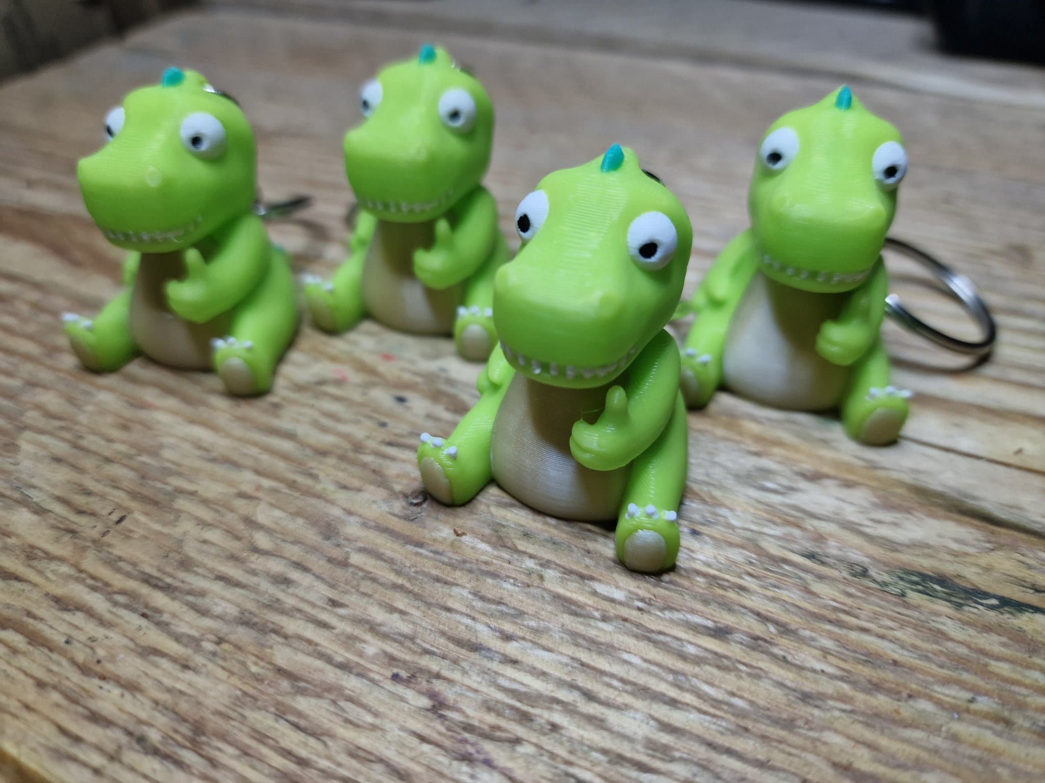 Tiny Diny Keyring 3d model
