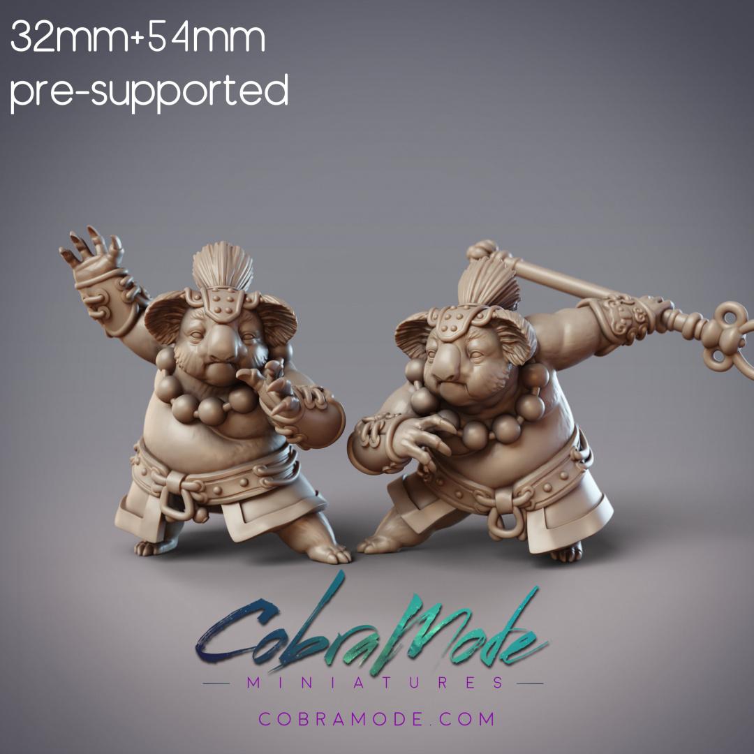 Koalafolk Warriors 2 Pack - Gulamany Nisturu (Pre-supported) 3d model