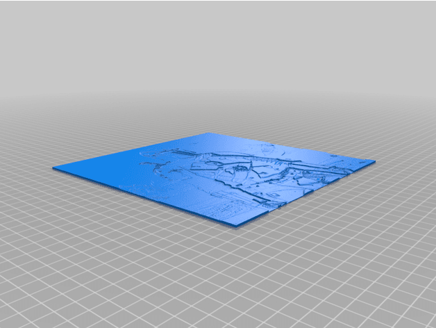 HueForge Mandalorian 3d model