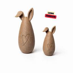 CUTE BUNNIES WITH HEART - FAMILY EDITION / MODERN EASTER DECOR / HOMEDECOR / SPRING DECOR / SHELF 3d model