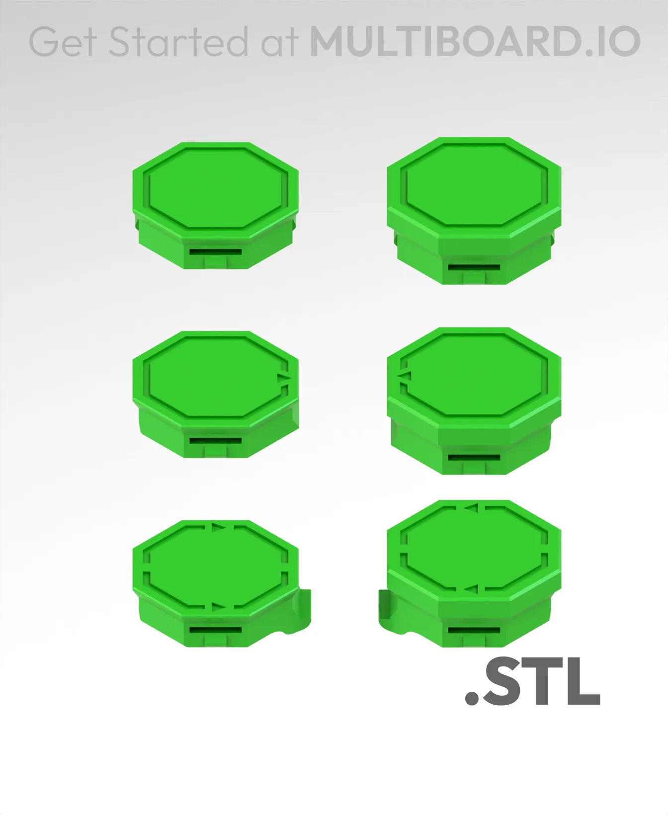 Snaps - STL Multiboard Remixing Files 3d model