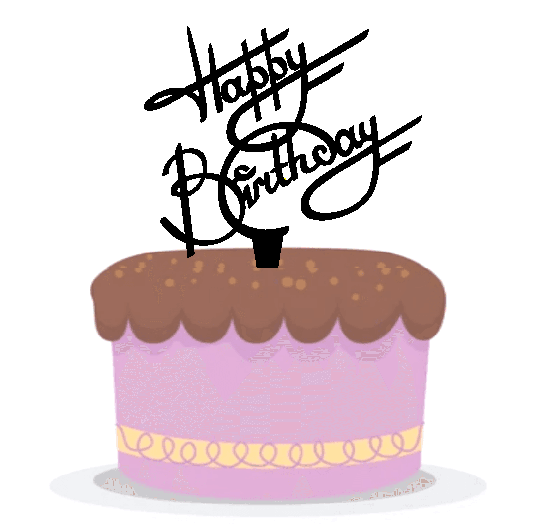 CAKE TOPPER 3d model