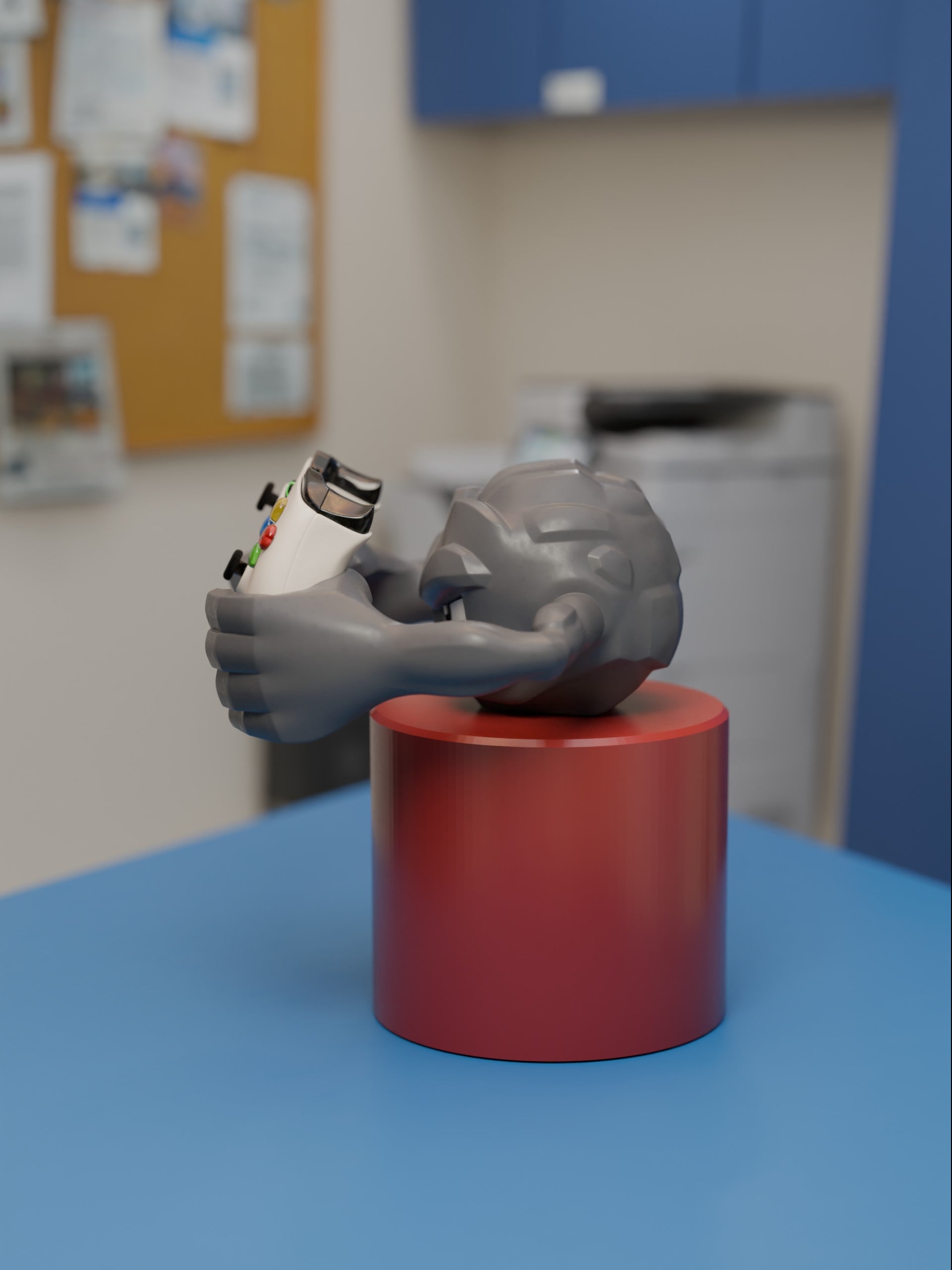 Geodude Controller Stand 3d model
