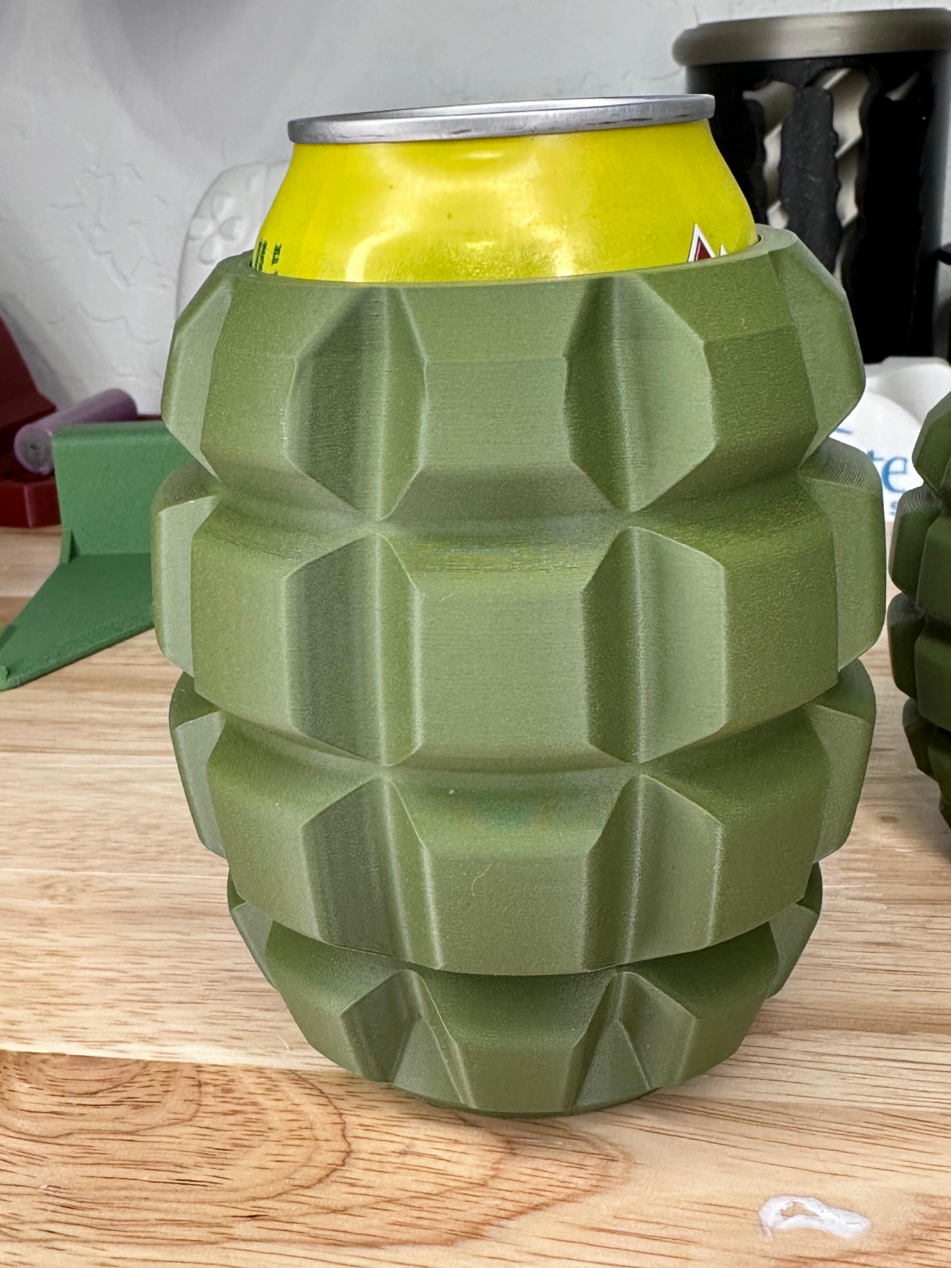 Pineapple Grenade Can Cup  3d model