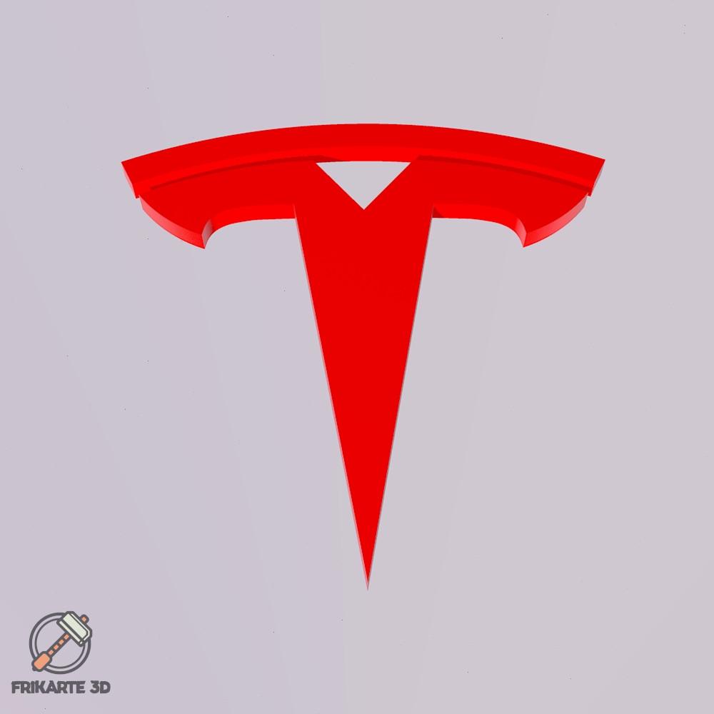 Tesla Logo 3d model
