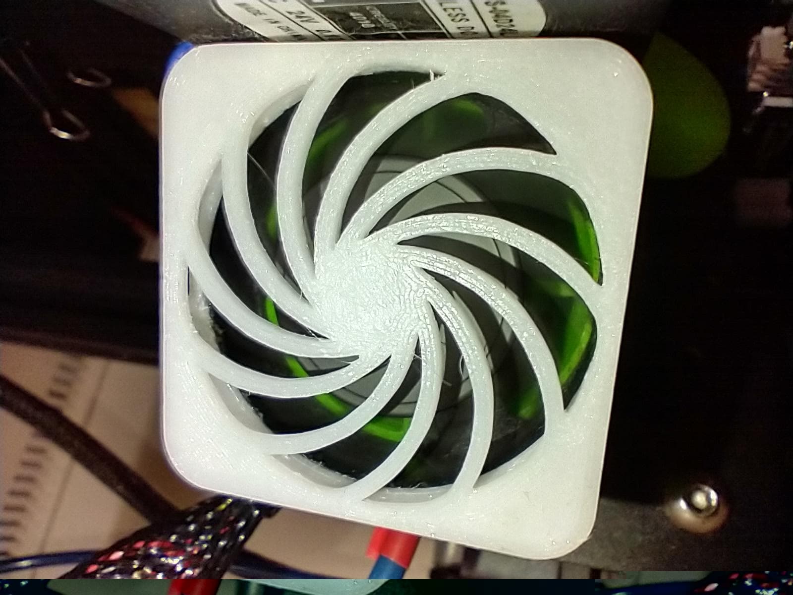 Spiral Grill for fan I got from amazon. 3d model