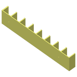 Hot Wheels/Minis wall shelf.stl 3d model
