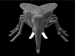 fly to elephant - aus einer Fliege, einen Elephant gemacht... 3d model