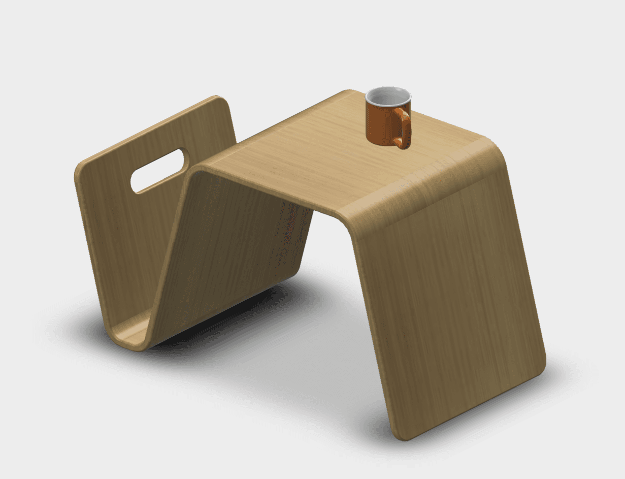Kevin's Side Table Sweep 3d model