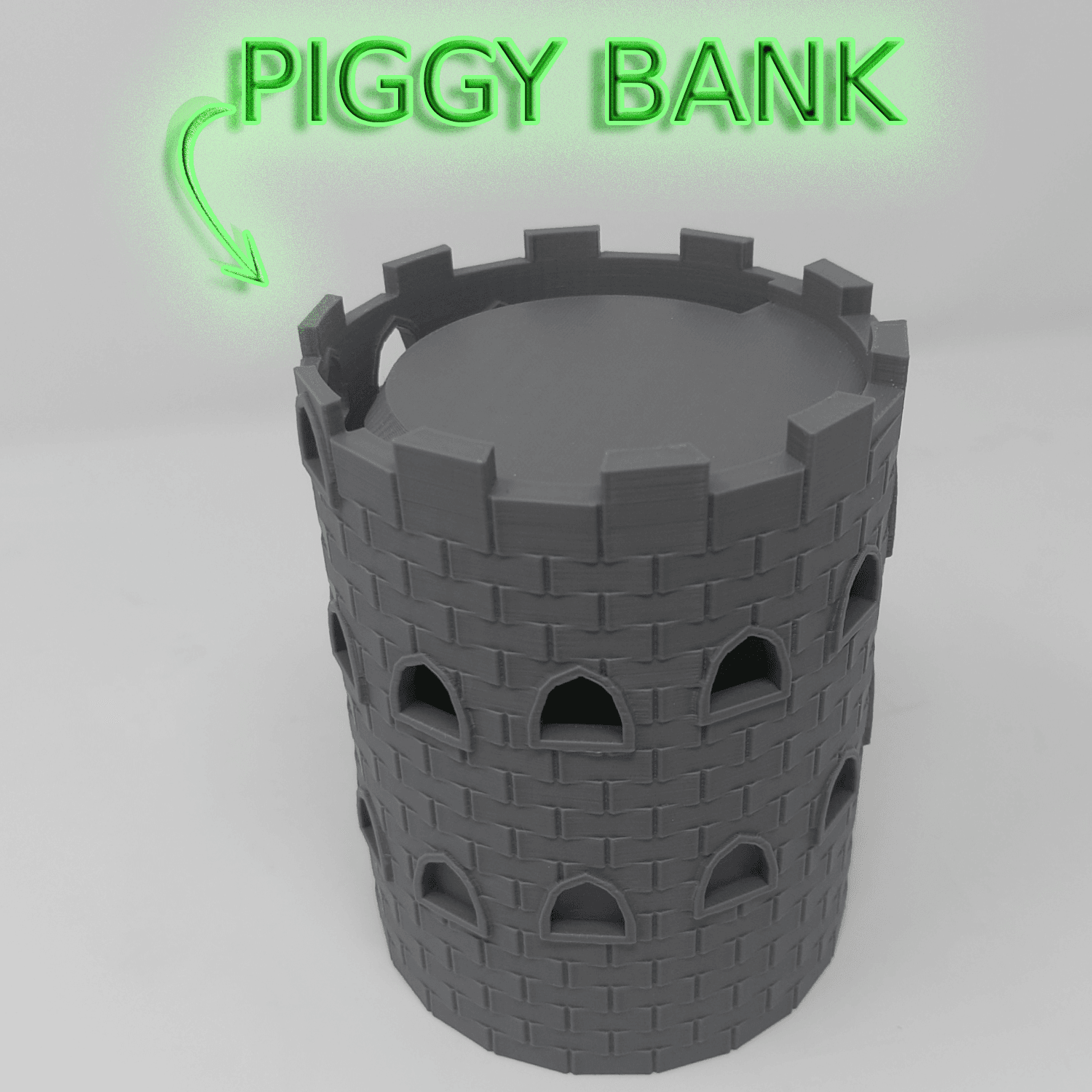 Playful Coin Rolling Tower Bank - Interactive Piggy Bank  3d model