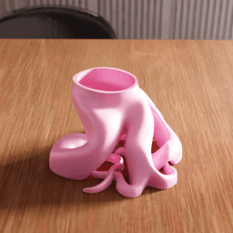 Biomorphic Organic Tree Root Planter 3d model