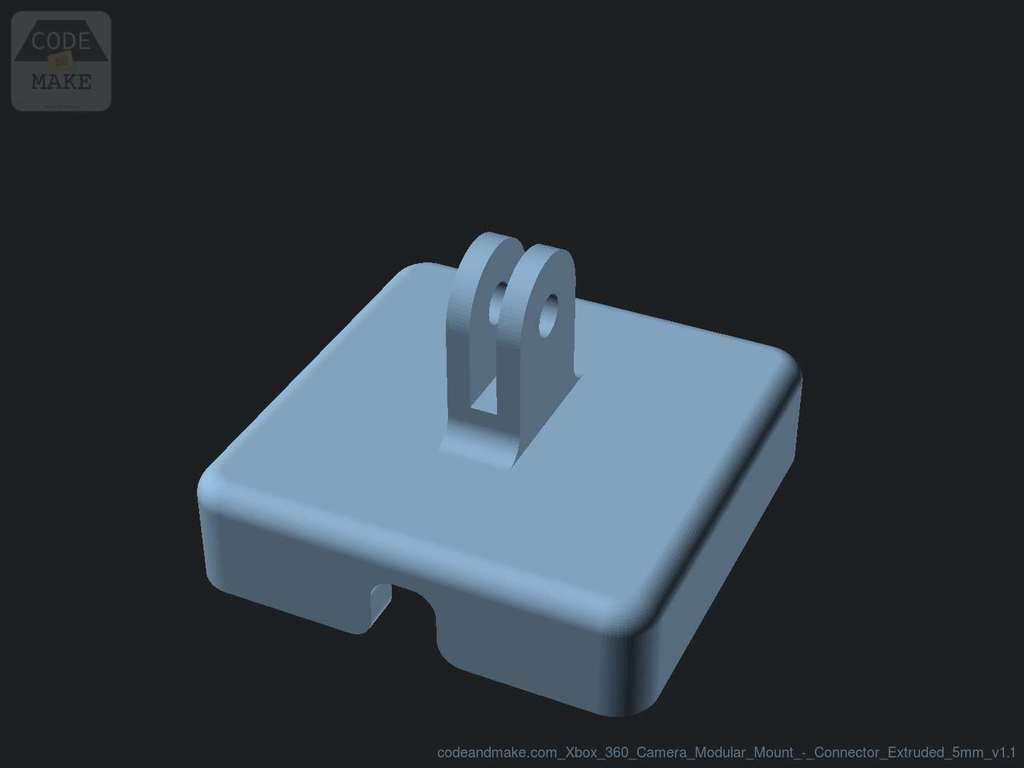 Xbox 360 Camera Modular Mount 3d model