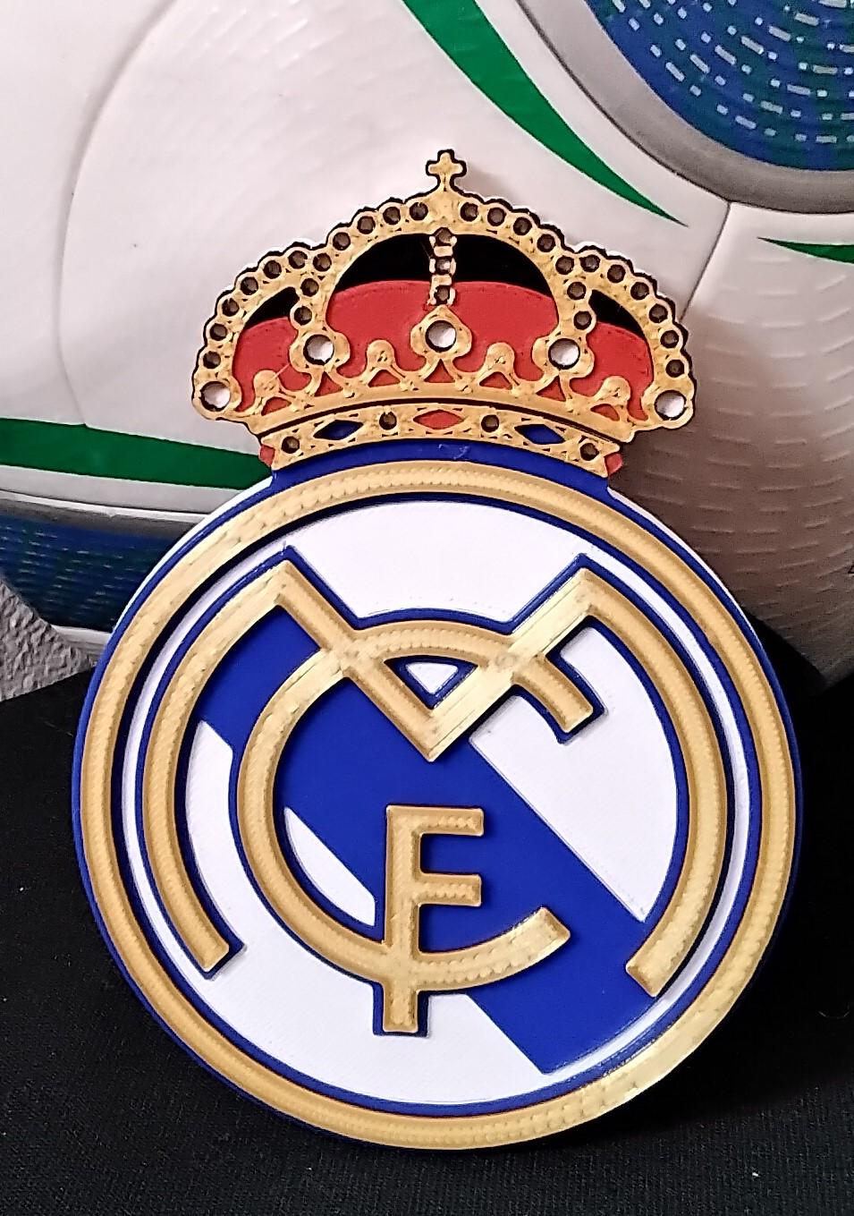 Real Madrid Club de Fútbol coaster or plaque. 3d model
