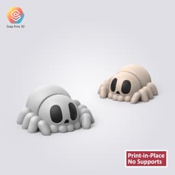 Halloween Flexi Skull Spider 3d model