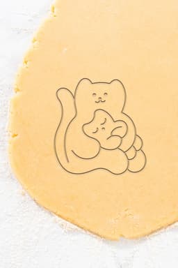 Mom Cat Cookie Cutter, Biscuit Cutter 3d model