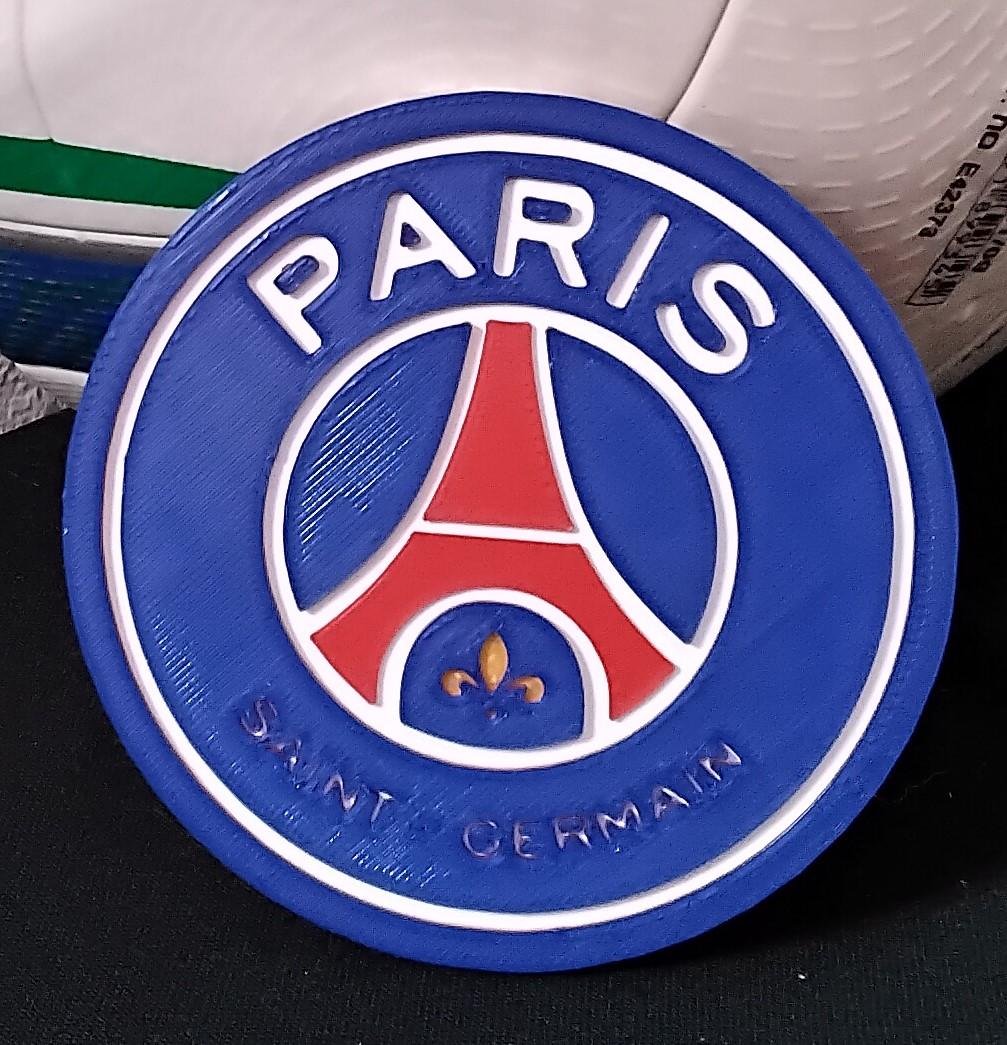 Paris Saint-Germain {PSG} coaster or plaque 3d model