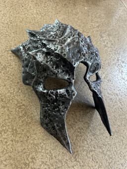 Spiked Orc Battle Helmet Prop 3d model