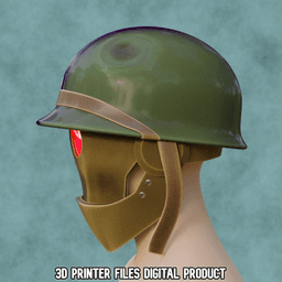 G.I. Robot Cosplay Helmet/Mask Outfit Creature Commandos 3d model