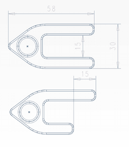 Cable insertion tool 3d model